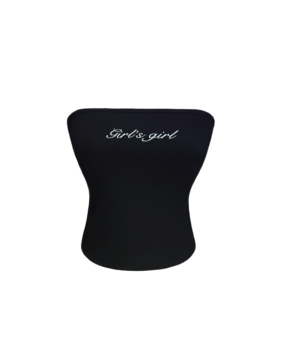 Girl'sGirl Black Classic Tube Top