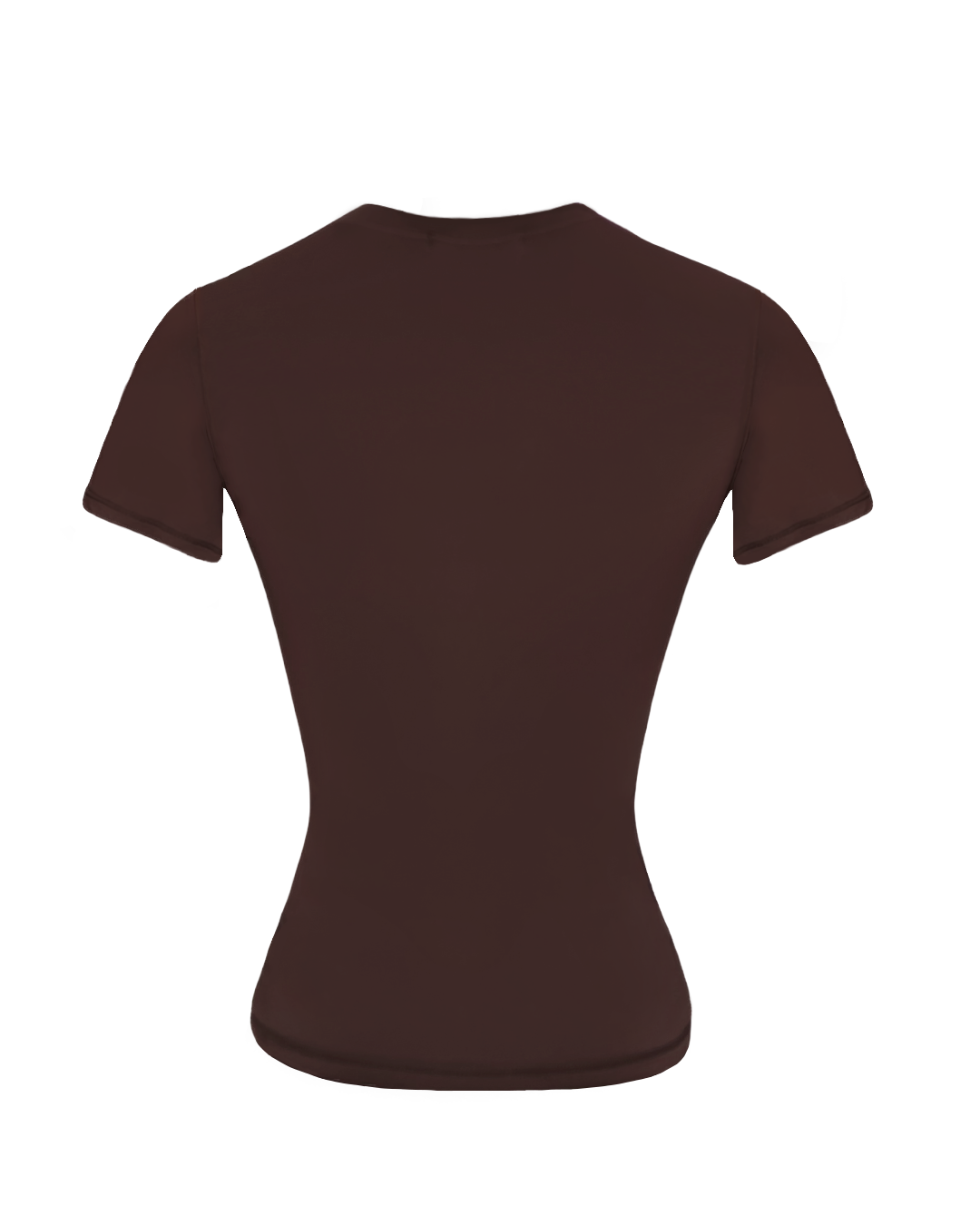 Girl'sGirl Brown Slim Fit Basic Top