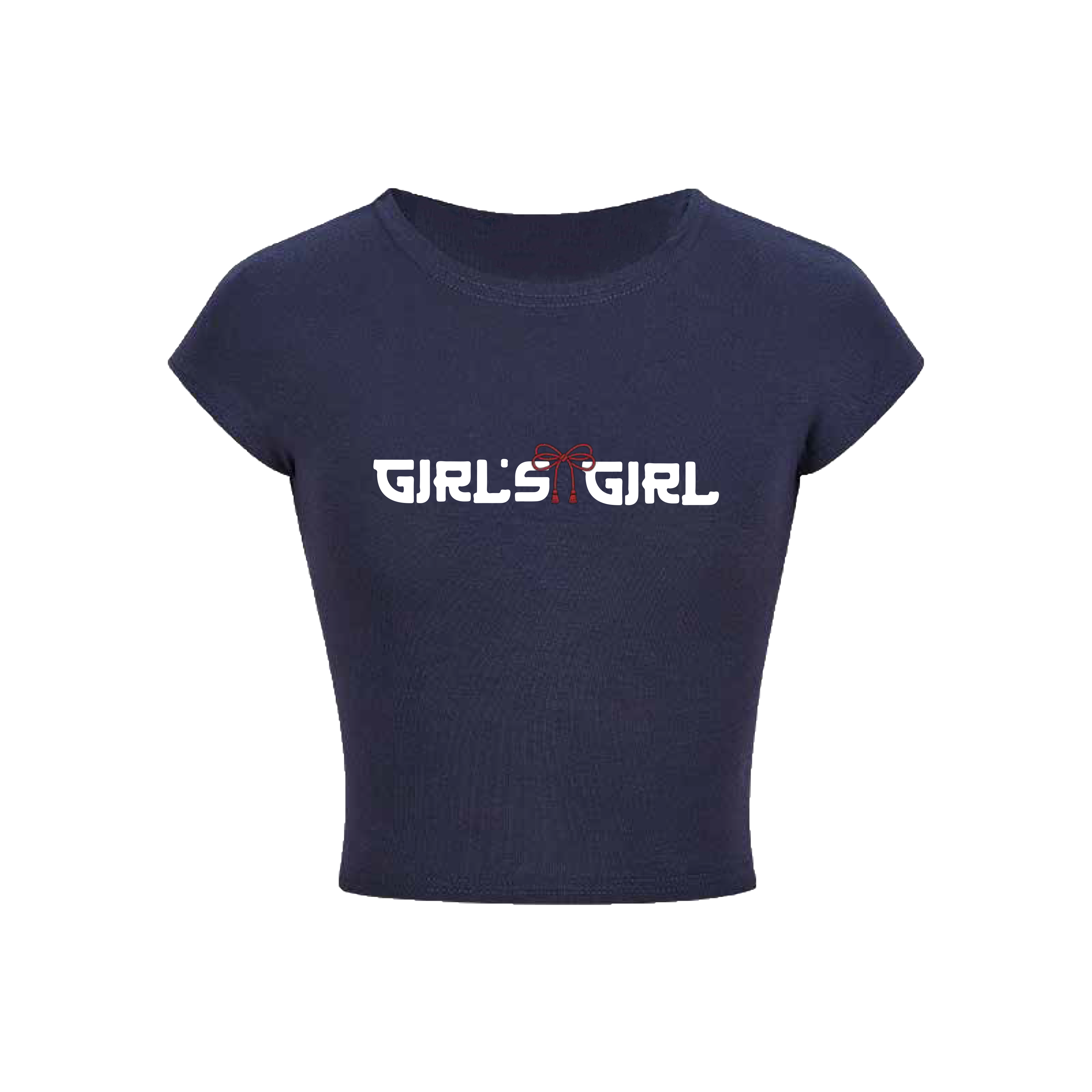 GG CNY Navy Blue Fortune Ribbon Tee