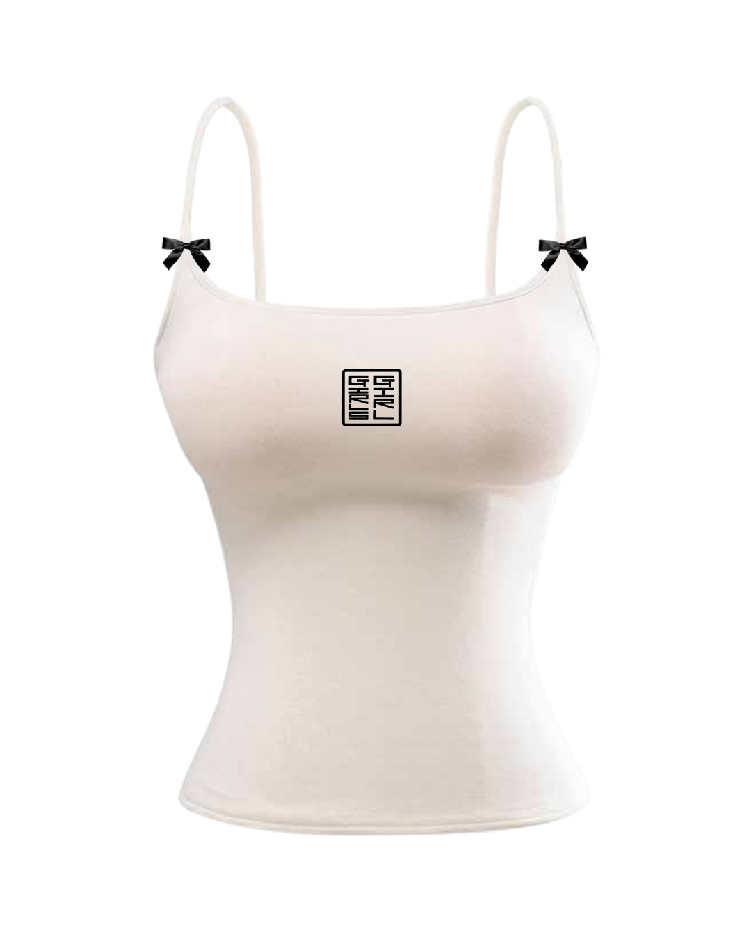 GG CNY White Lucky Tile Babe Singlet