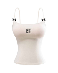 GG CNY White Lucky Tile Babe Singlet