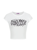 Girl'sGirl White Dualcode Signature Top