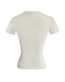 Girl'sGirl Beige Slim Fit Basic Top