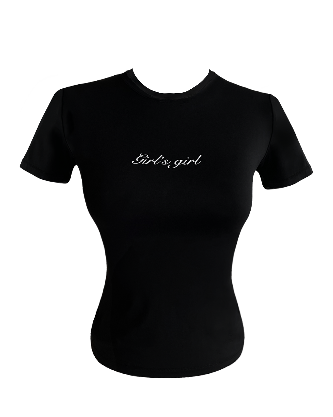 Girl'sGirl Black Slim Fit Basic Top