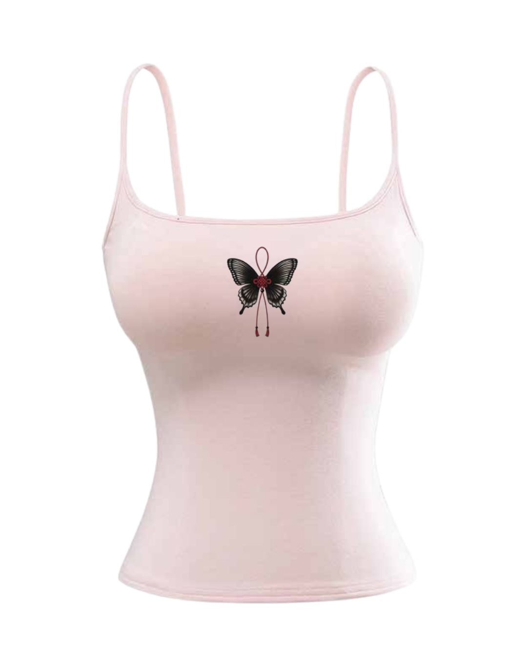 GG CNY Baby Pink Butterfly Prosperity Singlet