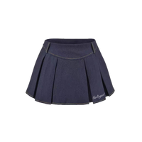 Girl'sGirl Blue Denim Flare Skirt
