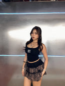 GG CNY Black Lucky Tile Babe Singlet