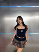 GG CNY Black Lucky Tile Babe Singlet