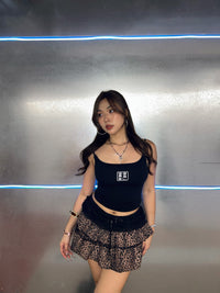 GG CNY Black Lucky Tile Babe Singlet