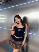 GG CNY Black Lucky Tile Babe Singlet