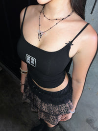 GG CNY Black Lucky Tile Babe Singlet