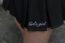 Girl'sGirl Black Denim Flare Skirt