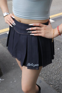 Girl'sGirl Blue Denim Flare Skirt