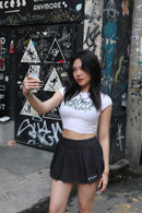 Girl'sGirl White Dualcode Signature Top