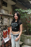 Girl'sGirl Black Dualcode Notes Top