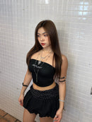 Girl'sGirl Black Classic Tube Top