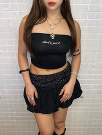 Girl'sGirl Black Classic Tube Top