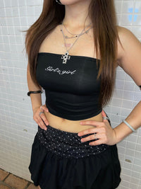 Girl'sGirl Black Classic Tube Top