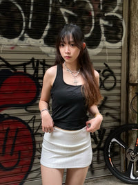 Girl'sGirl Black Basic Tank Top