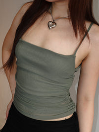 Olive Green Camisole Top