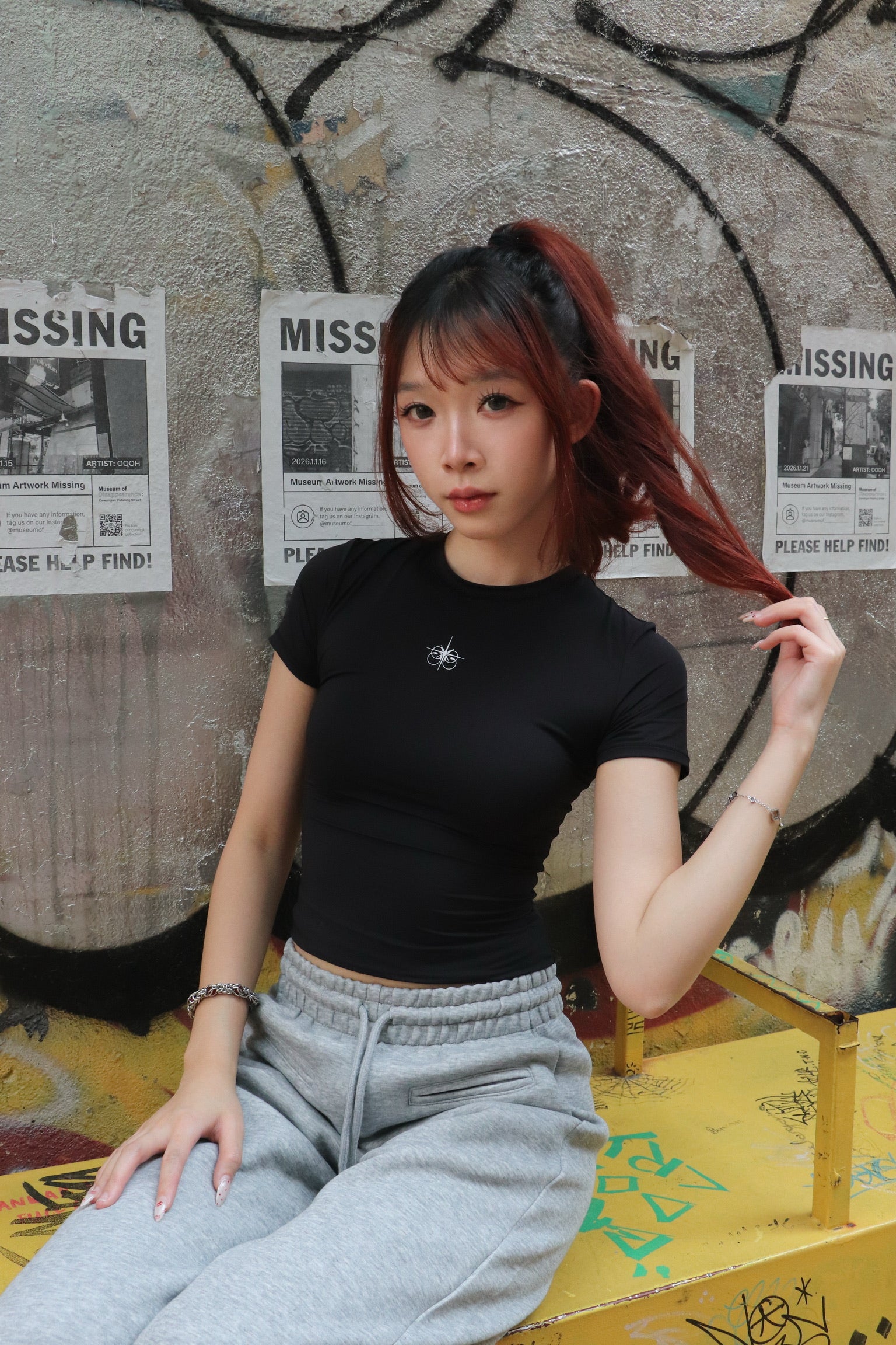 Girl'sGirl Black Basic Short Sleeve