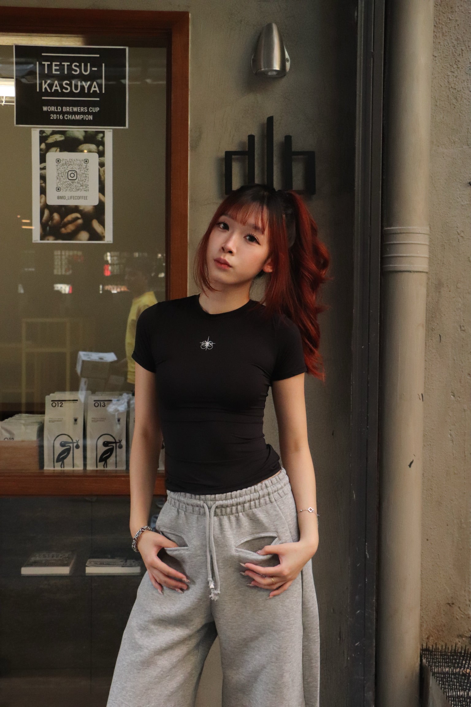 Girl'sGirl Black Basic Short Sleeve