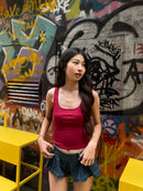 Girl'sGirl Red Basic Tank Top