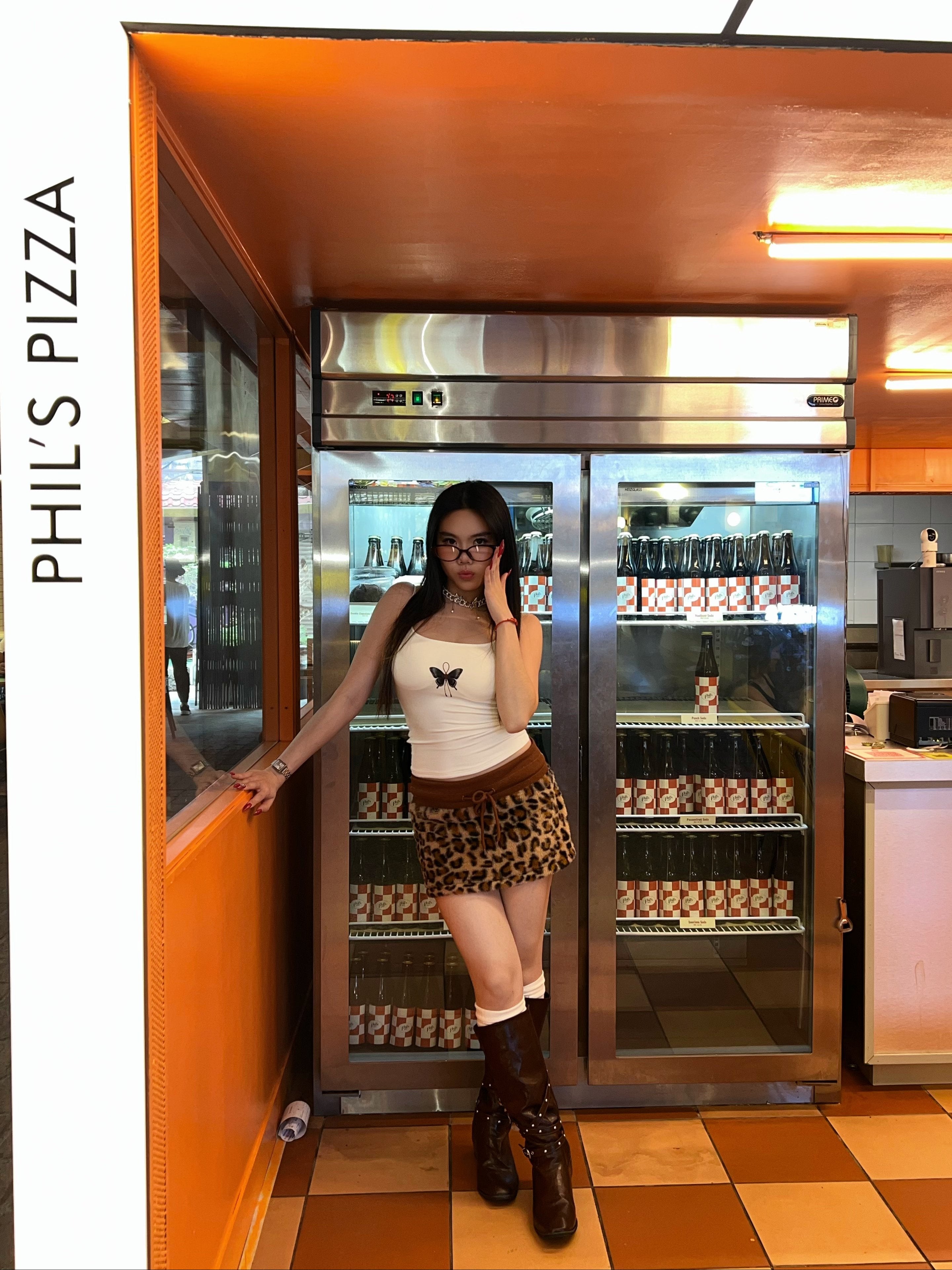 GG CNY White Butterfly Prosperity Singlet