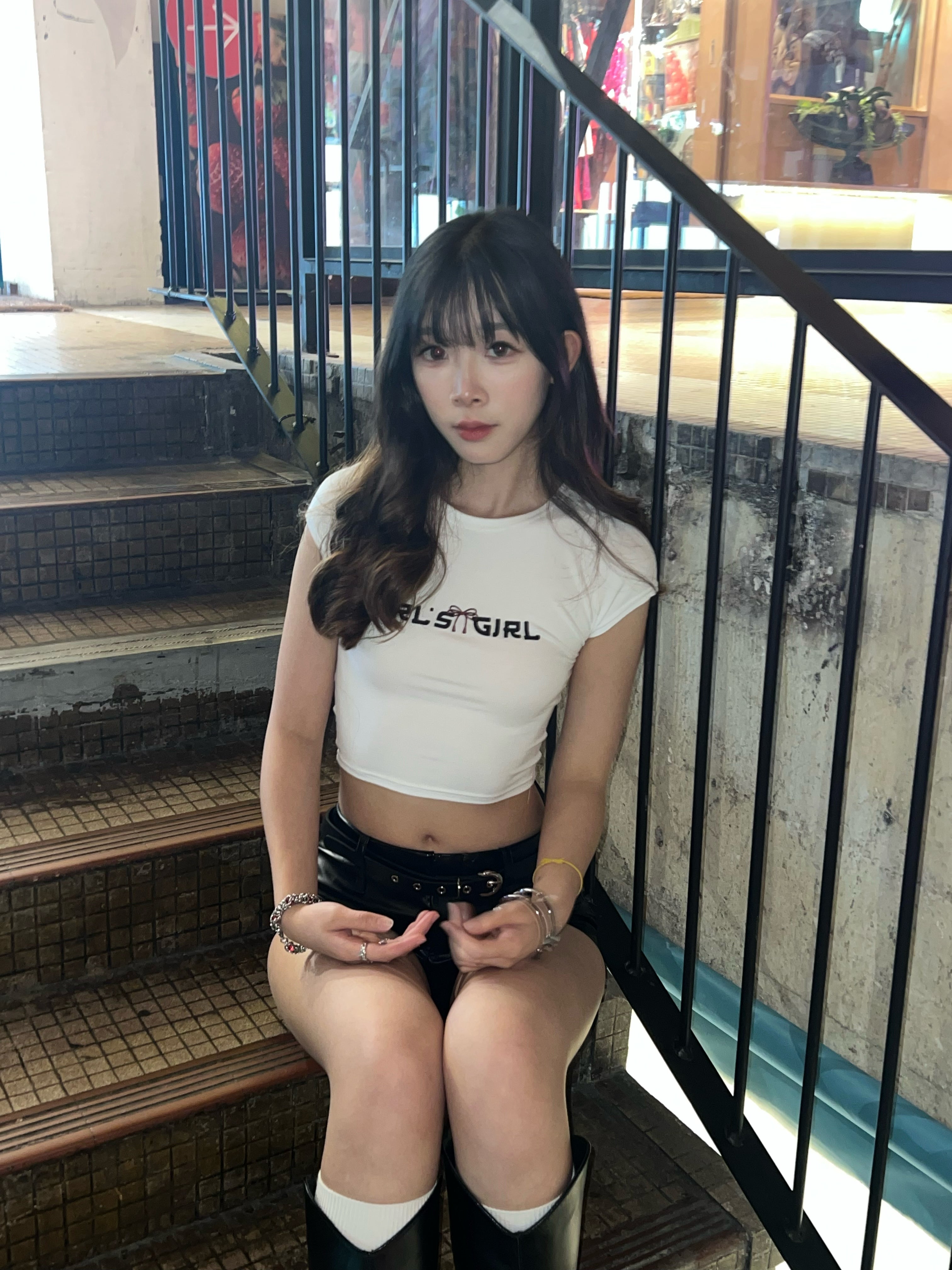GG CNY White Fortune Ribbon Tee