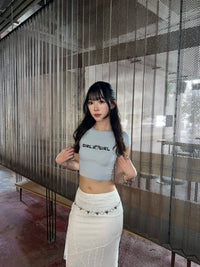 GG CNY Baby Blue Fortune Ribbon Tee
