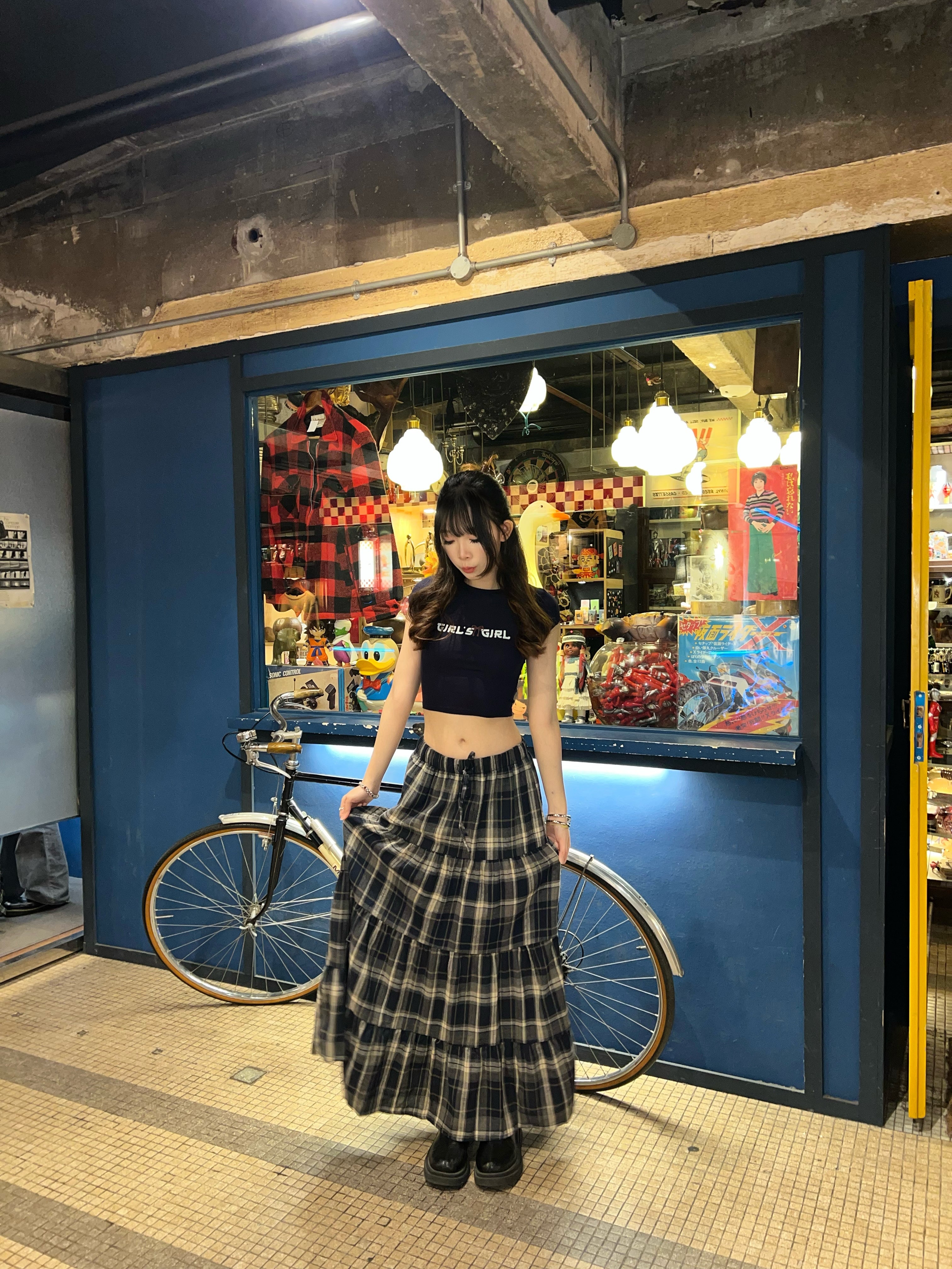 GG CNY Navy Blue Fortune Ribbon Tee