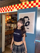 GG CNY Navy Blue Fortune Ribbon Tee