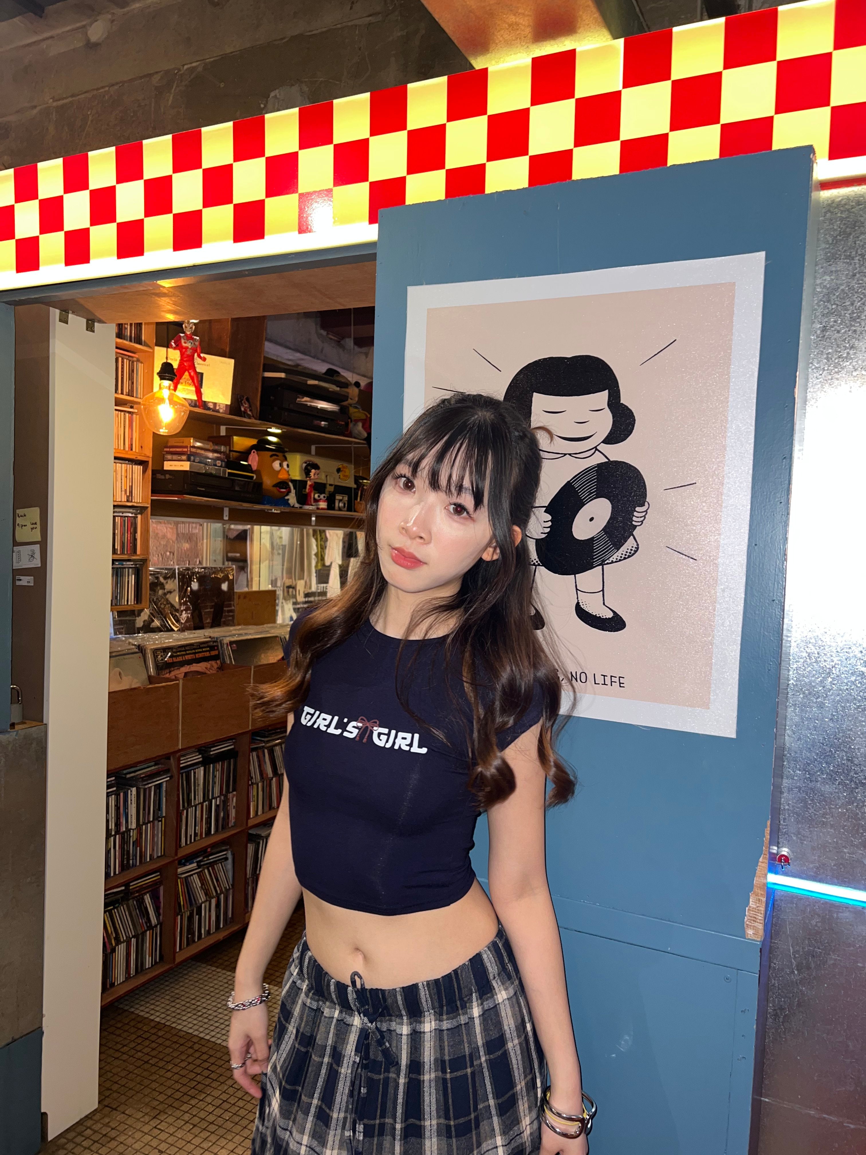 GG CNY Navy Blue Fortune Ribbon Tee