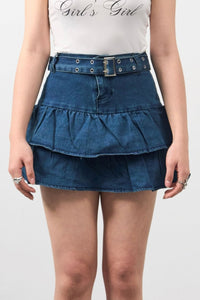 Girl'sGirl Denim Mini Skirt