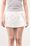 GG CNY White Ribbon Mini Skirt