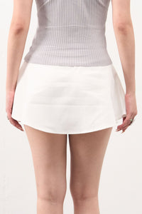 GG CNY White Ribbon Mini Skirt