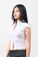 Girl'sGirl White Button Up Shirt
