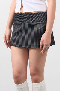 Girl'sGirl Striped Low-Waist Skirt