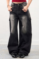 GG Black Baggy Pants