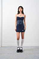 Girl'sGirl Navy Blue Bodycon Dress