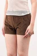 GG CNY Brown Short Pants