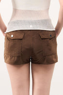 GG CNY Brown Short Pants
