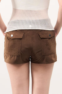 GG CNY Brown Short Pants
