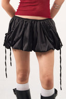 GG CNY Black Ruffle Mini Skirt