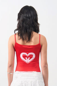 Girl'sGirl Red Striped Cami Top