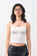 Girl'sGirl Backless Slim Fit Camisole