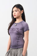 Girl'sGirl Deep Violet Basic Top