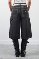 Girl'sGirl Charcoal Denim Jorts