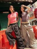 Girl'sGirl Smoke Grey Baggy Pants
