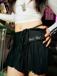 Girl'sGirl Rich Black Flare Skirt